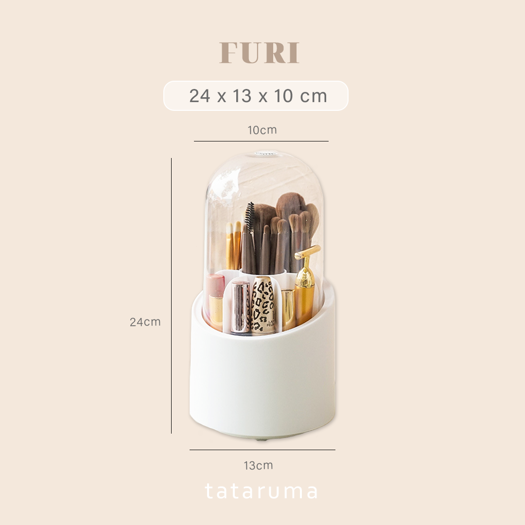 FURI - Tempat Brush Kuas Make Up Holder Putar
