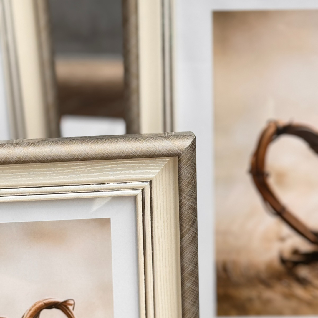 GAZO - Frame Bingkai Foto Figura Gold dan Silver 4R/5R/6R Minimalis