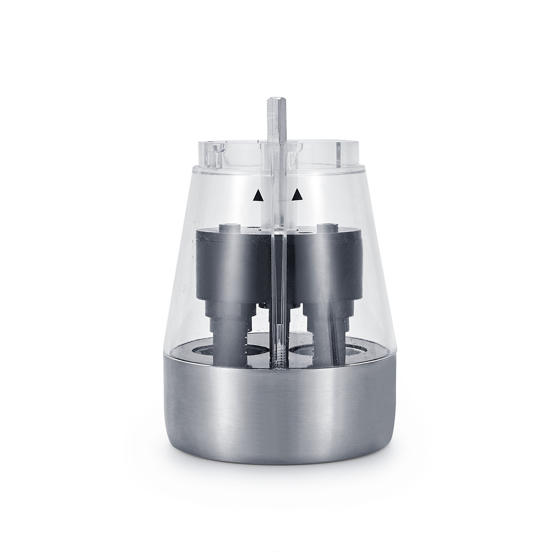 GINDA - Grinder Penggiling Otomatis Elektrik Lada Hitam Garam Salt Pepper Stainless Steel