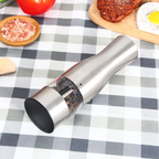 GINDA - Grinder Penggiling Otomatis Elektrik Lada Hitam Garam Salt Pepper Stainless Steel