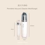 HANDO - Hand Vacuum Penyedot Debu Mini 2in1 Mobil Rumah Sofa Portable