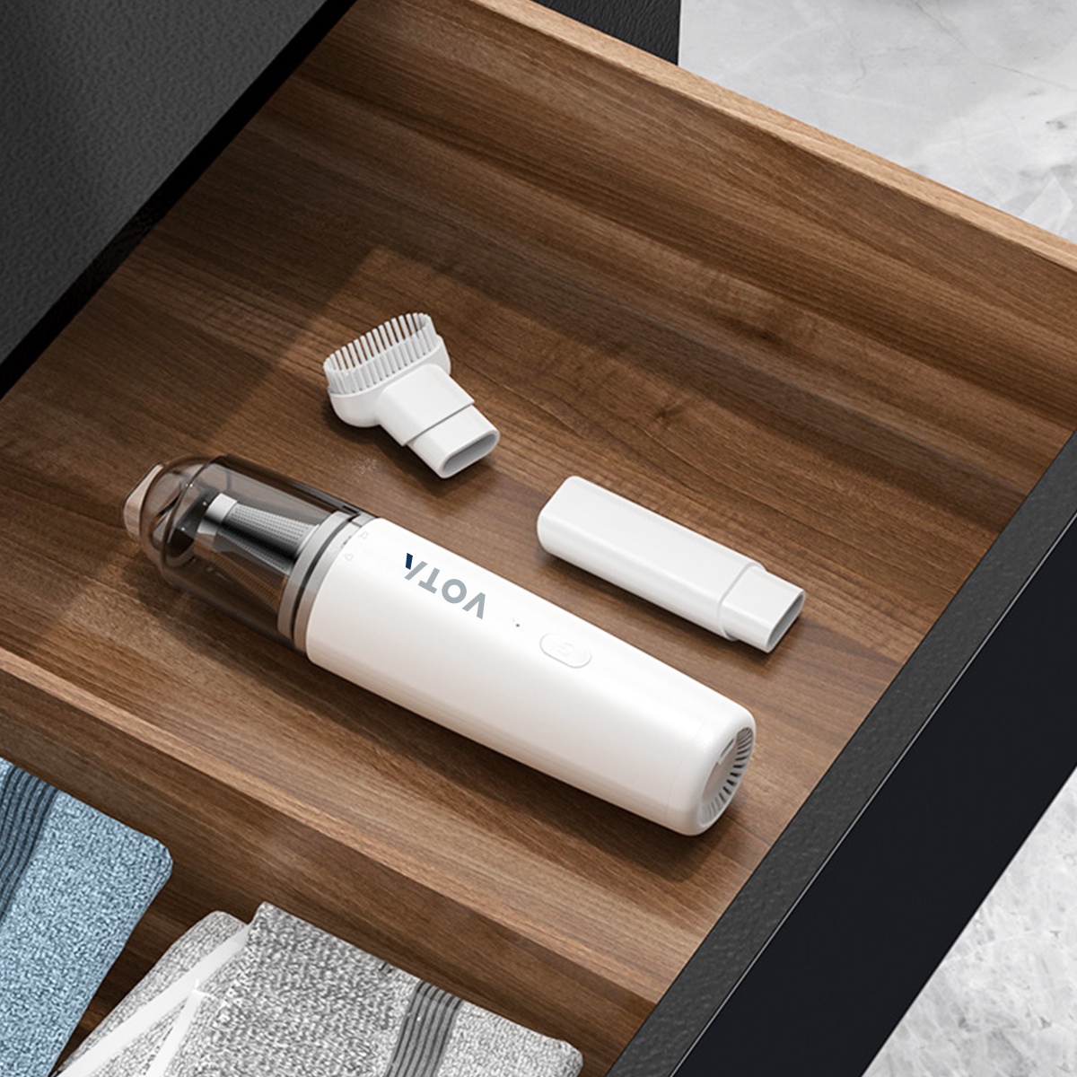 HANDO - Hand Vacuum Penyedot Debu Mini 2in1 Mobil Rumah Sofa Portable