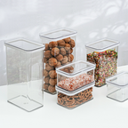 HIKA - Toples Transparan / Clear Storage Jar Kedap Udara Airtight Minimalis