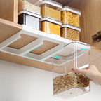 BUNDLING HIKA - Toples Transparan / Clear Storage Jar Kedap Udara Airtight Minimalis