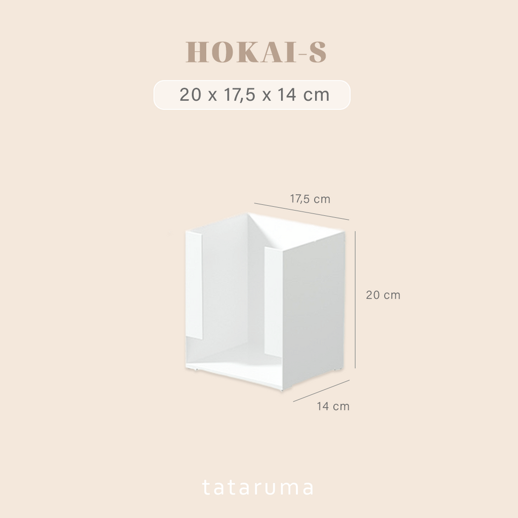 HOKAI - Rak Kotak Vertikal Tempat Penyimpanan Mie Instan/Ramen/Masker/Alat Kantor Susun