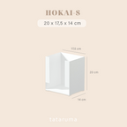 HOKAI - Rak Kotak Vertikal Tempat Penyimpanan Mie Instan/Ramen/Masker/Alat Kantor Susun