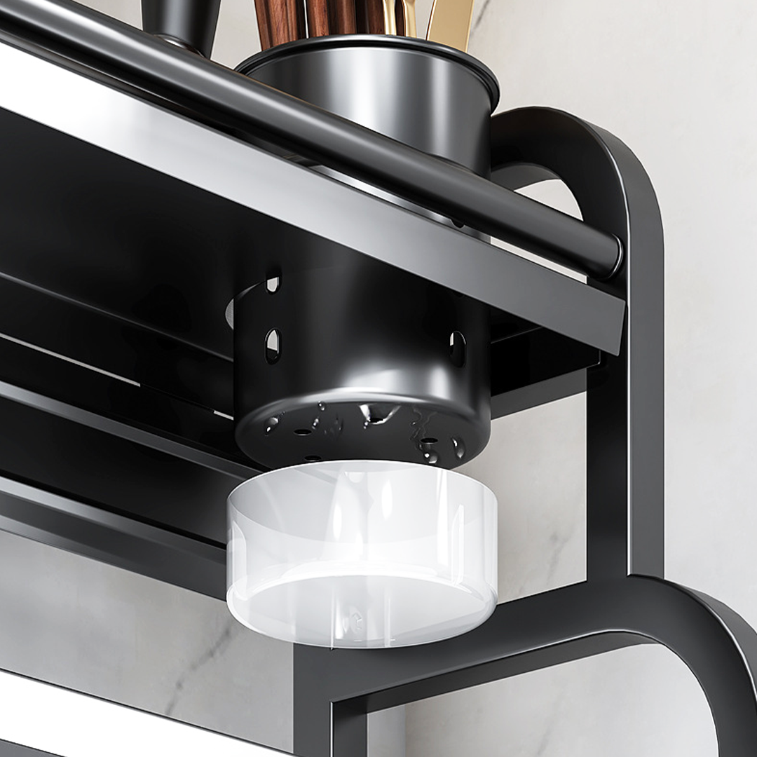 HOZAN  - Rak Dapur Tingkat Multifungsi Kitchen Rack Susun Bumbu Pisau Talenan Display