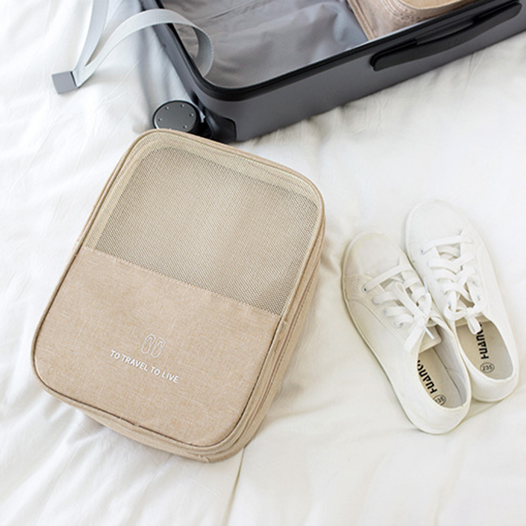 HUGGU - Tas Sepatu 3 in 1 Travel Tahan Air Waterproof