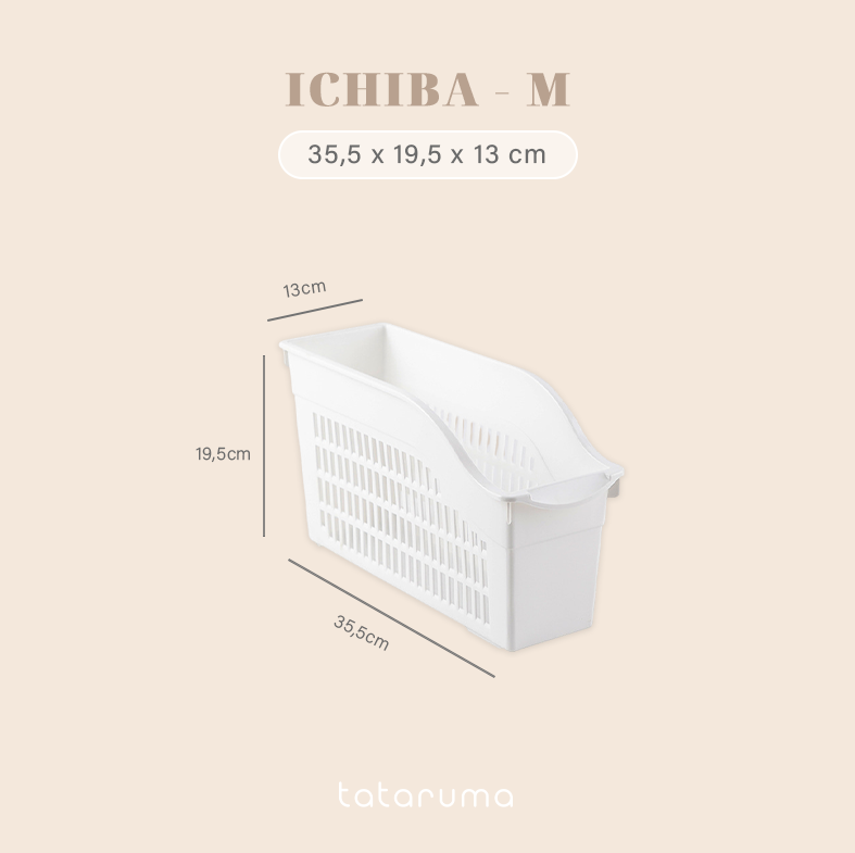 ICHIBA - Keranjang Penyimpanan Serbaguna Storage Box Cabinet Kitchen Fridge Pantry Organizer