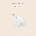 ICHIBA - Keranjang Penyimpanan Serbaguna Storage Box Cabinet Kitchen Fridge Pantry Organizer