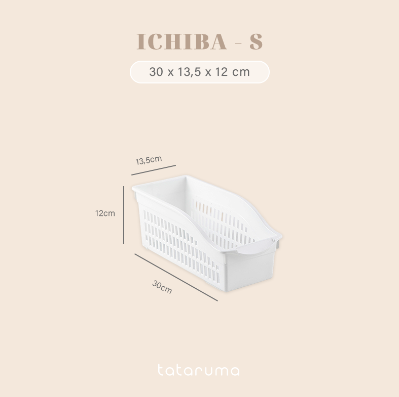 ICHIBA - Keranjang Penyimpanan Serbaguna Storage Box Cabinet Kitchen Fridge Pantry Organizer