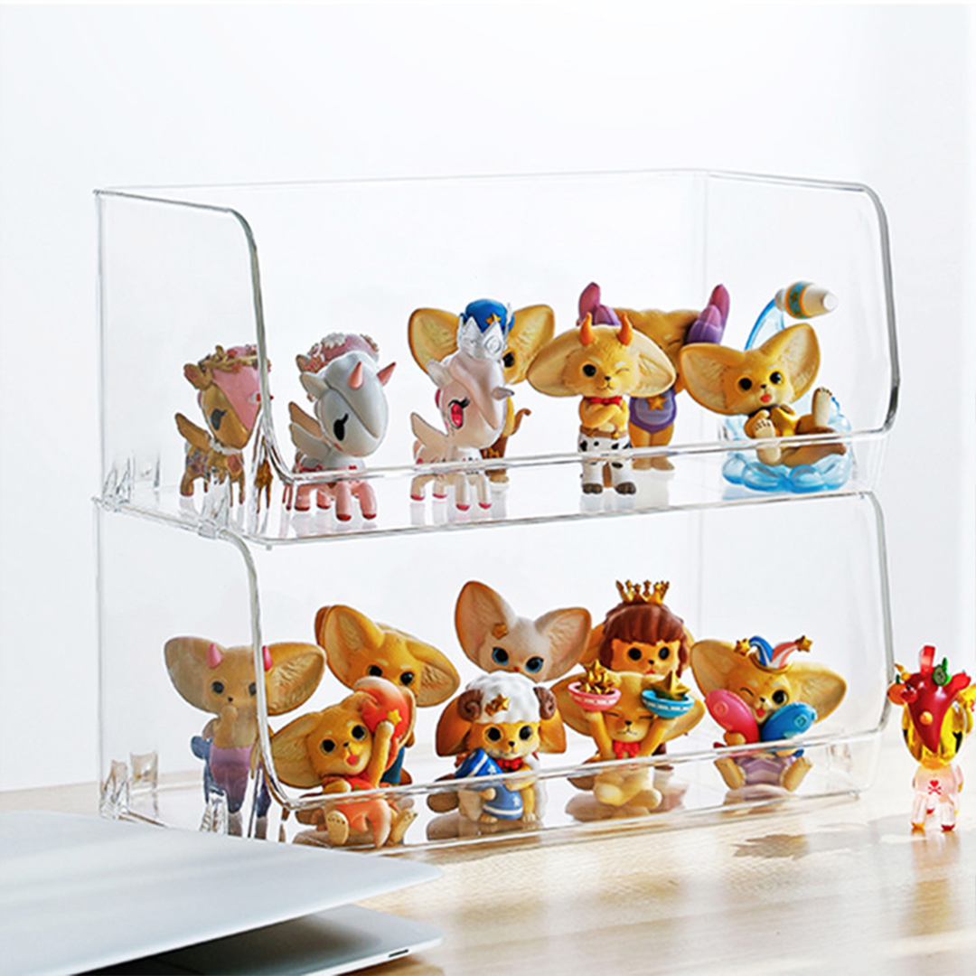 INE - Rak Akrilik Display Stackable Tumpuk Serbaguna
