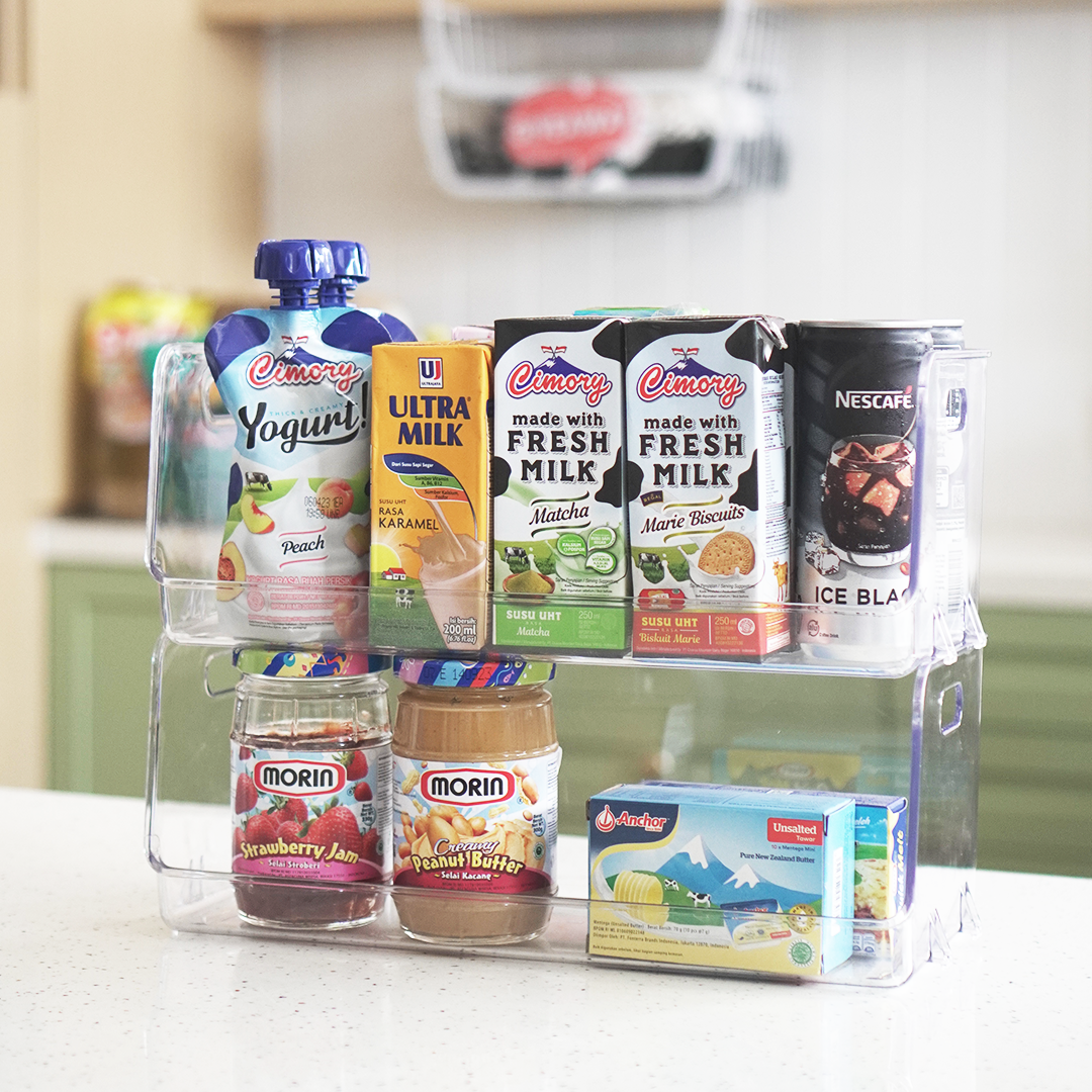 INE - Rak Akrilik Display Stackable Tumpuk Serbaguna