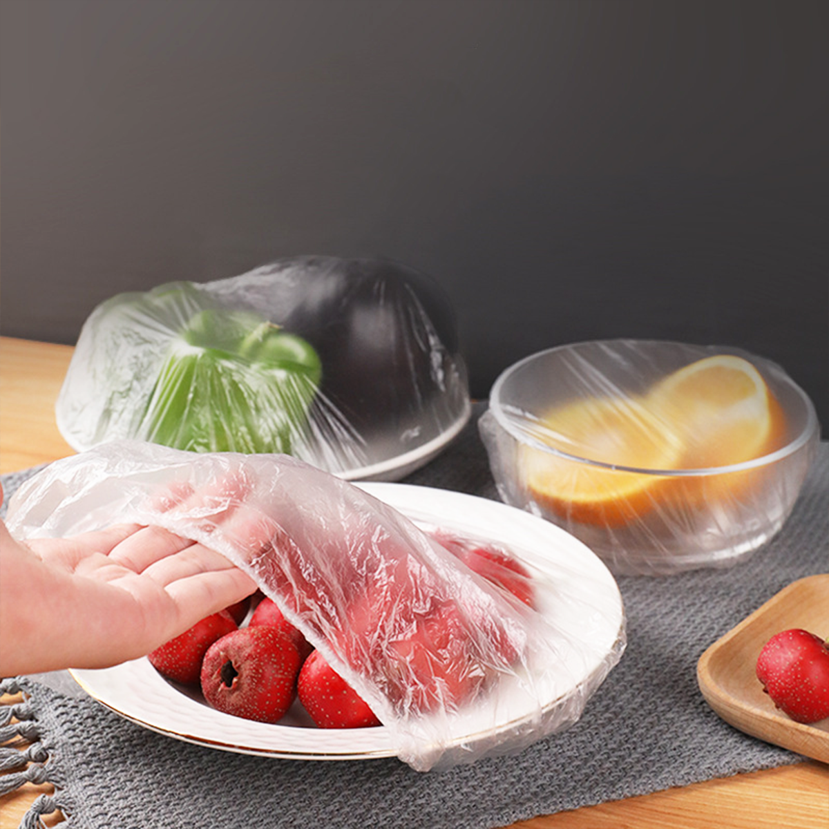 IRU - Plastik Penutup Makanan Piring Mangkuk Food Grade Anti Debu