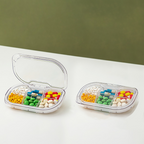 IYASU - Kotak Tempat Pill Obat 6 Sekat Portable Medicine Storage Box Travel
