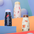 KAI - Tumbler Karakter 400ml School Kids Bottle Tempat Air Minum Anak SS 304 Kedap Anti Bocor Tahan Dingin 24 Jam Panas 12 Jam