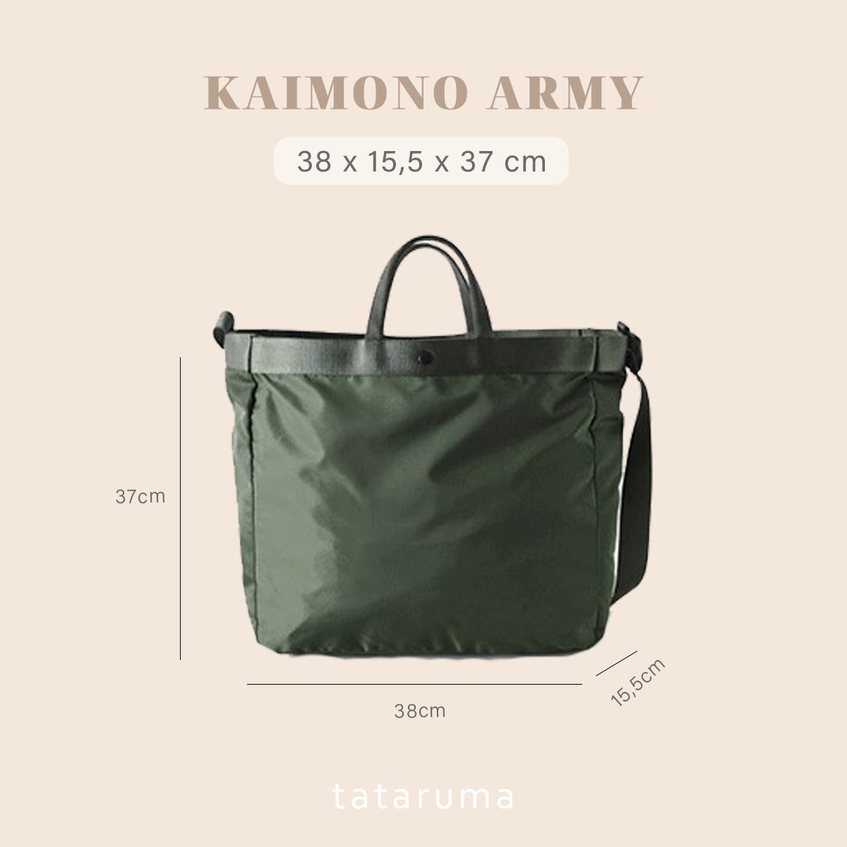 KAIMONO - Tas Travel/Olahraga Tenteng Bahu Shoulder Handbag Besar Tote