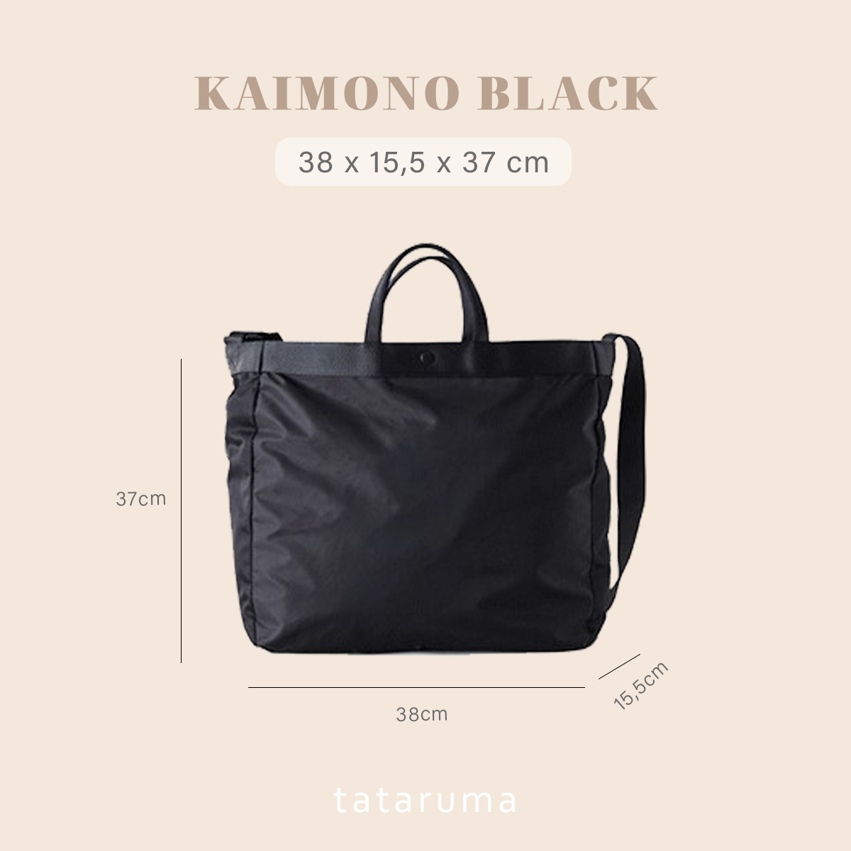 KAIMONO - Tas Travel/Olahraga Tenteng Bahu Shoulder Handbag Besar Tote