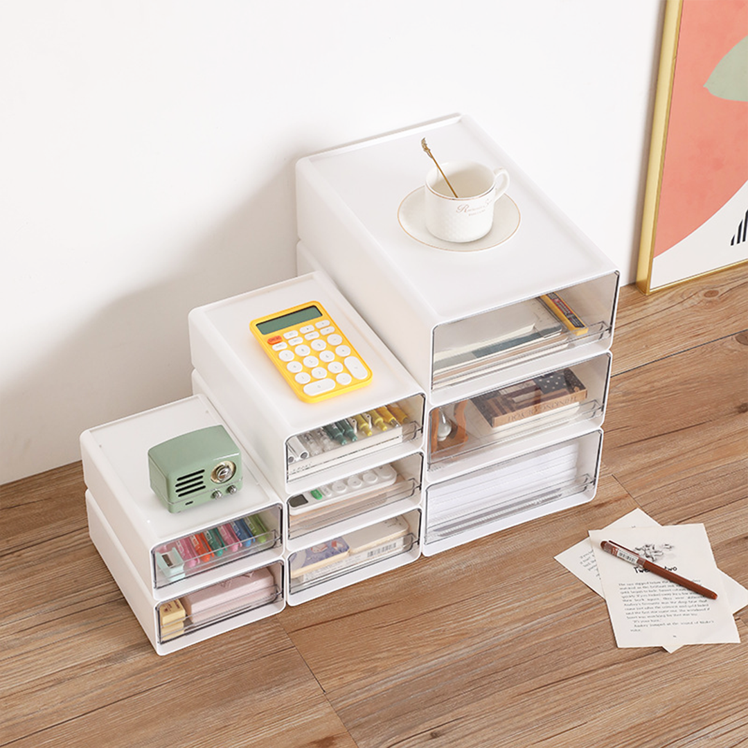 KAMA - Laci Organizer Stackable Serbaguna Tempat Make Up Aksesoris Alat Tulis