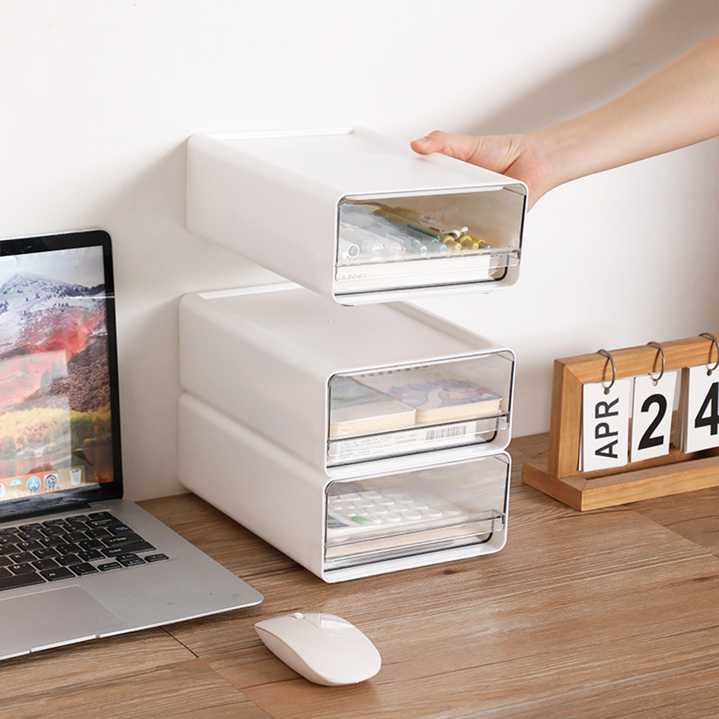KAMA - Laci Organizer Stackable Serbaguna Tempat Make Up Aksesoris Alat Tulis