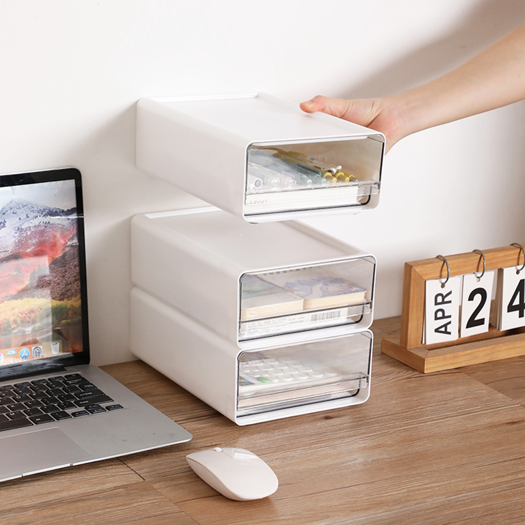 KAMA - Laci Organizer Stackable Serbaguna Tempat Make Up Aksesoris Alat Tulis