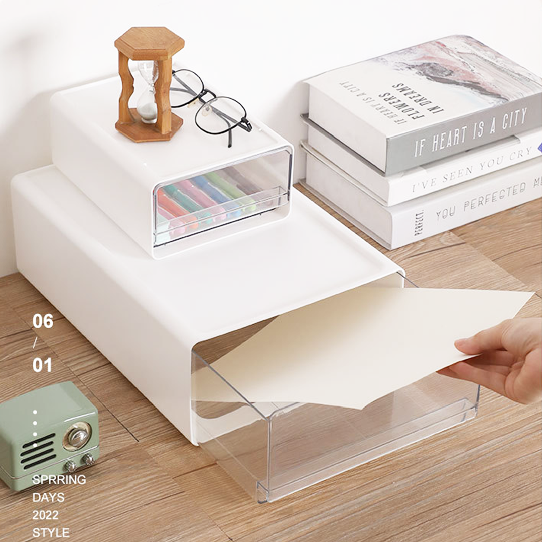 KAMA - Laci Organizer Stackable Serbaguna Tempat Make Up Aksesoris Alat Tulis