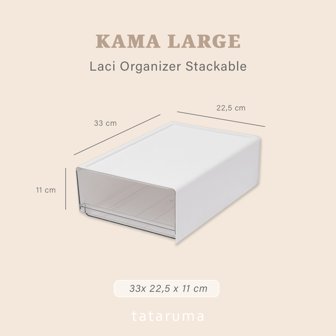 KAMA - Laci Organizer Stackable Serbaguna Tempat Make Up Aksesoris Alat Tulis