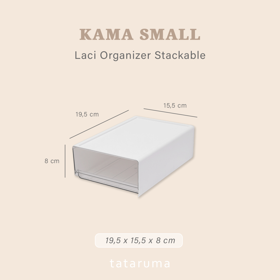 KAMA - Laci Organizer Stackable Serbaguna Tempat Make Up Aksesoris Alat Tulis