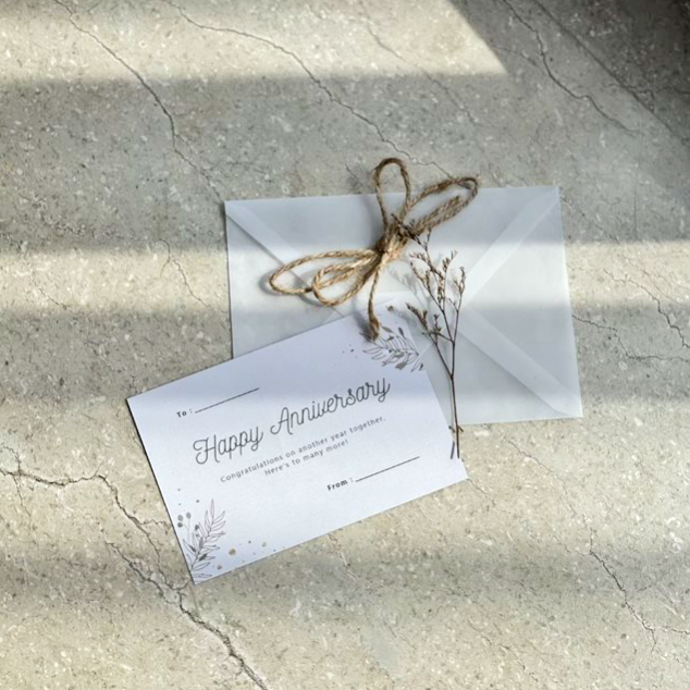 Kartu Ucapan Wishing Card - Birthday / Anniversary / Wedding