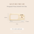 KEZURI - Pengasah Pisau Gunting Praktis Estetik Anti Slip Asah Tajam