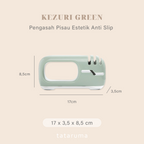 KEZURI - Pengasah Pisau Gunting Praktis Estetik Anti Slip Asah Tajam