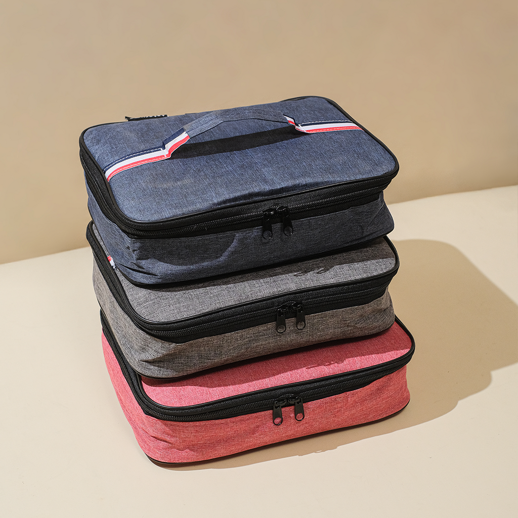 KIZZU - Lunch Box Stainless 304 Sekat Kotak Bekal dengan Alat Makan