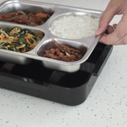 KIZZU - Lunch Box Stainless 304 Sekat Kotak Bekal dengan Alat Makan
