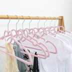 KODOMO - Velvet Kids Hanger Gantungan Baju Anak Suede Non-slip