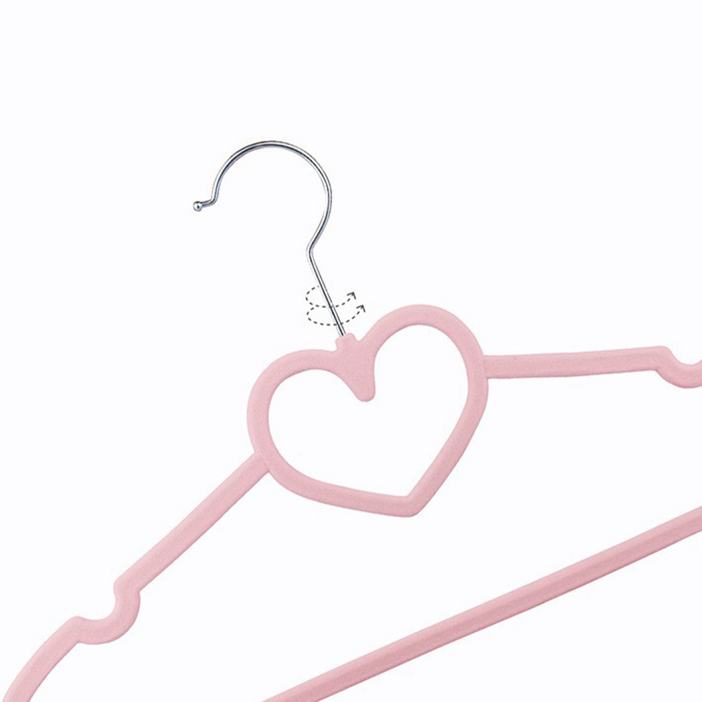 KODOMO - Velvet Kids Hanger Gantungan Baju Anak Suede Non-slip