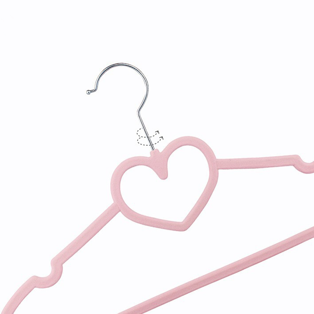 KODOMO - Velvet Kids Hanger Gantungan Baju Anak Suede Non-slip