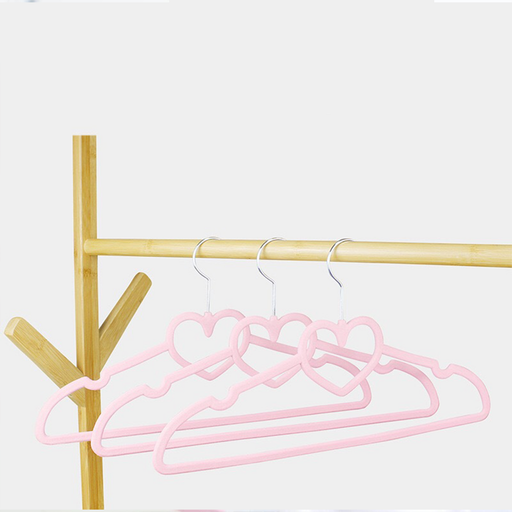 KODOMO - Velvet Kids Hanger Gantungan Baju Anak Suede Non-slip