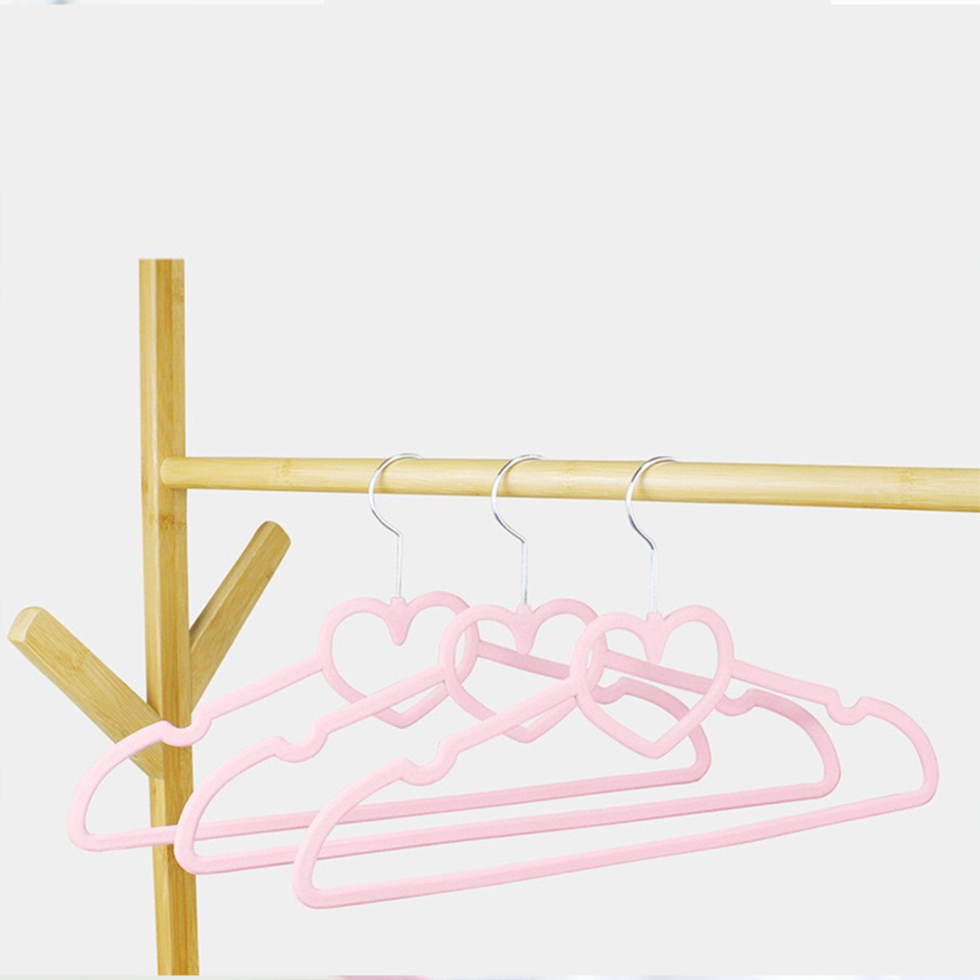KODOMO - Velvet Kids Hanger Gantungan Baju Anak Suede Non-slip