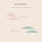 KODOMO - Velvet Kids Hanger Gantungan Baju Anak Suede Non-slip