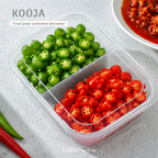 KOOJA - Food Prep Organizer Container Penyimpanan Makanan Daging Bumbu Dapur Dalam Kulkas Bersekat
