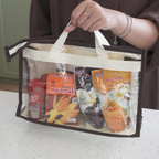 KOSHU - Organizer Tas Transparan Kantong PVS Anti Debu Lembab Waterproof