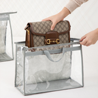 KOSHU - Organizer Tas Transparan Kantong PVS Anti Debu Lembab Waterproof