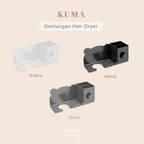 KUMA - Gantungan Hairdryer Cantolan Holder Hook Rak Tempat Pengering Rambut