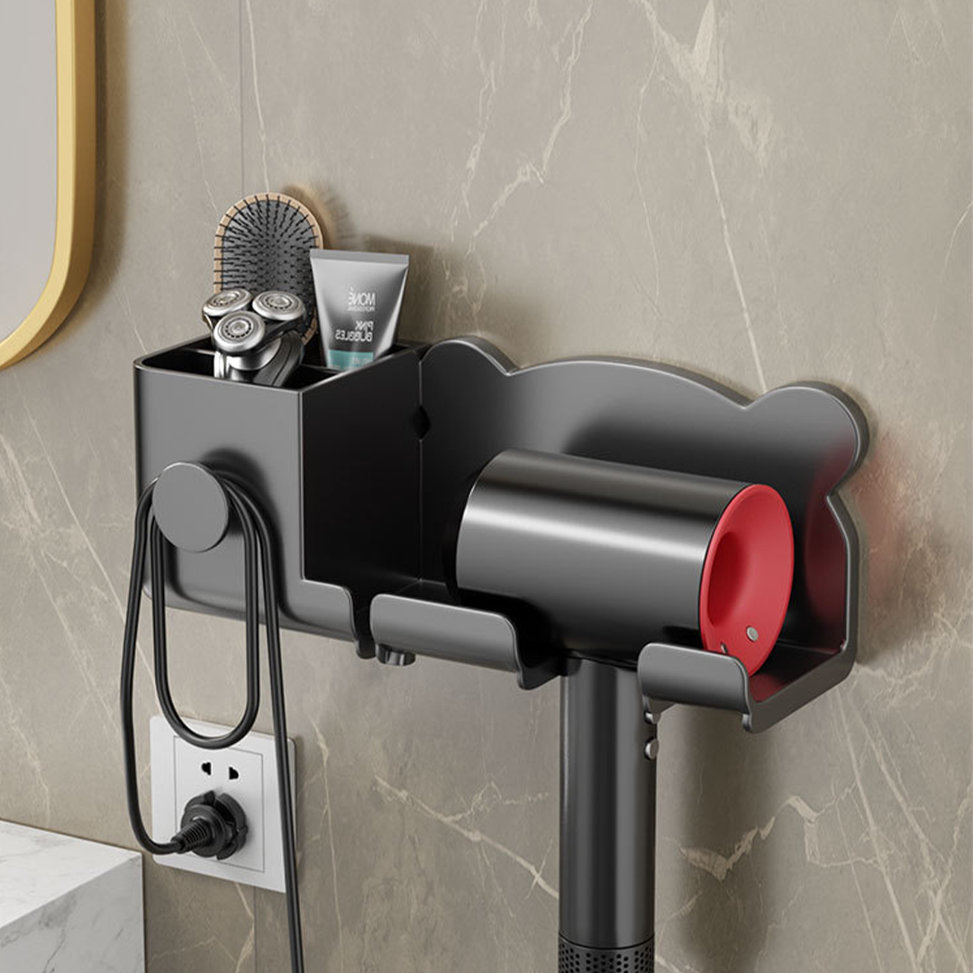KUMA - Gantungan Hairdryer Cantolan Holder Hook Rak Tempat Pengering Rambut