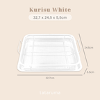 KURISU- Wadah Peniris Minyak Gorengan Crisper Tray Stainless