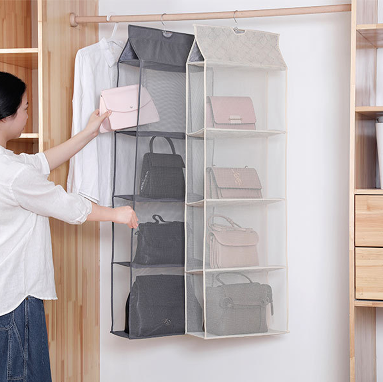 KURRU - Organizer Gantung Penyimpanan Tas Multi Lapis Tiga Dimensi 3D