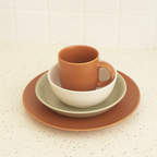 KYOKAI - Piring Mangkuk Gelas Soup Keramik Dishwasher Microwave Safe Premium