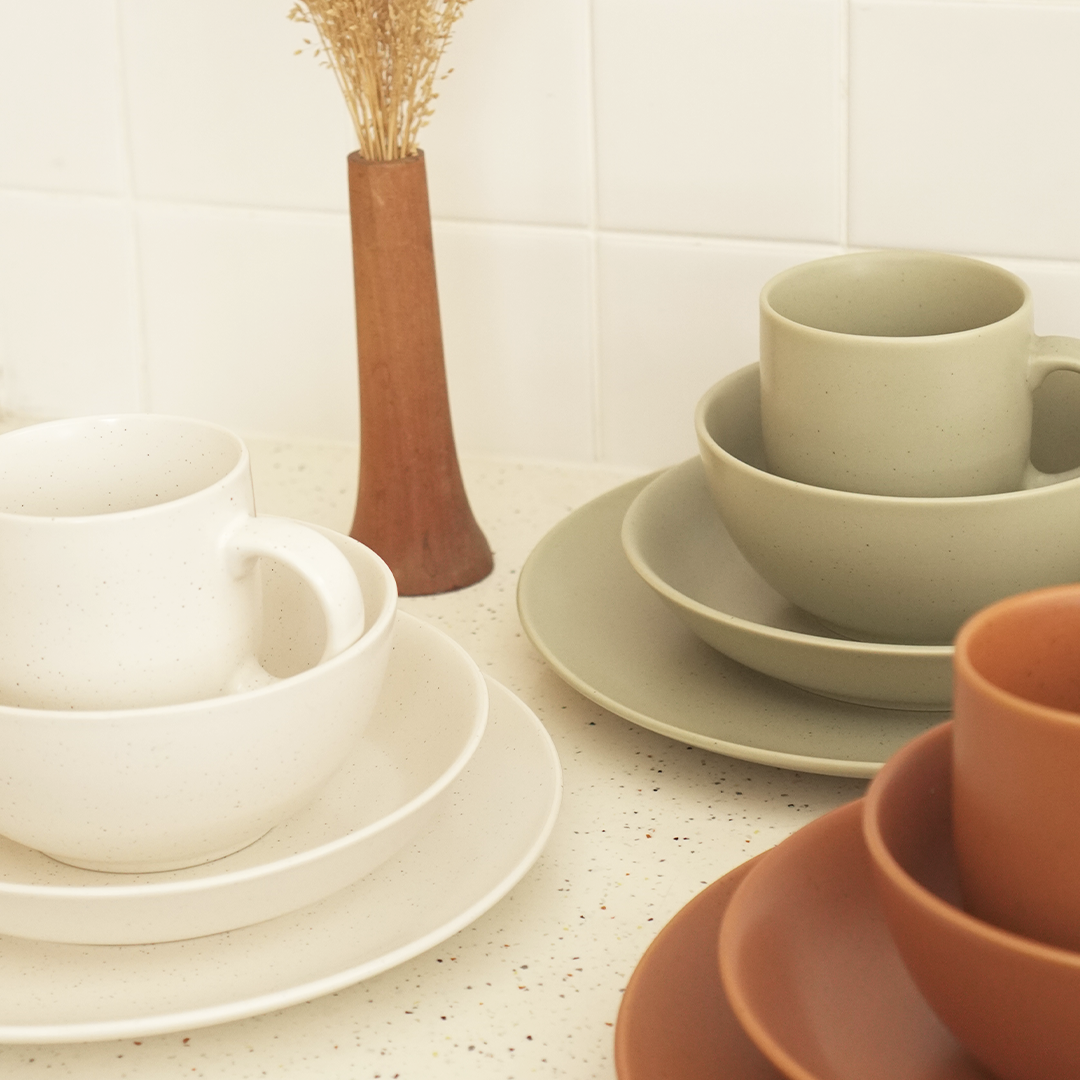 KYOKAI - Piring Mangkuk Gelas Soup Keramik Dishwasher Microwave Safe Premium