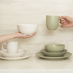 KYOKAI - Piring Mangkuk Gelas Soup Keramik Dishwasher Microwave Safe Premium