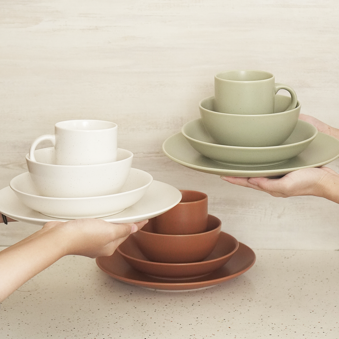 KYOKAI - Piring Mangkuk Gelas Soup Keramik Dishwasher Microwave Safe Premium